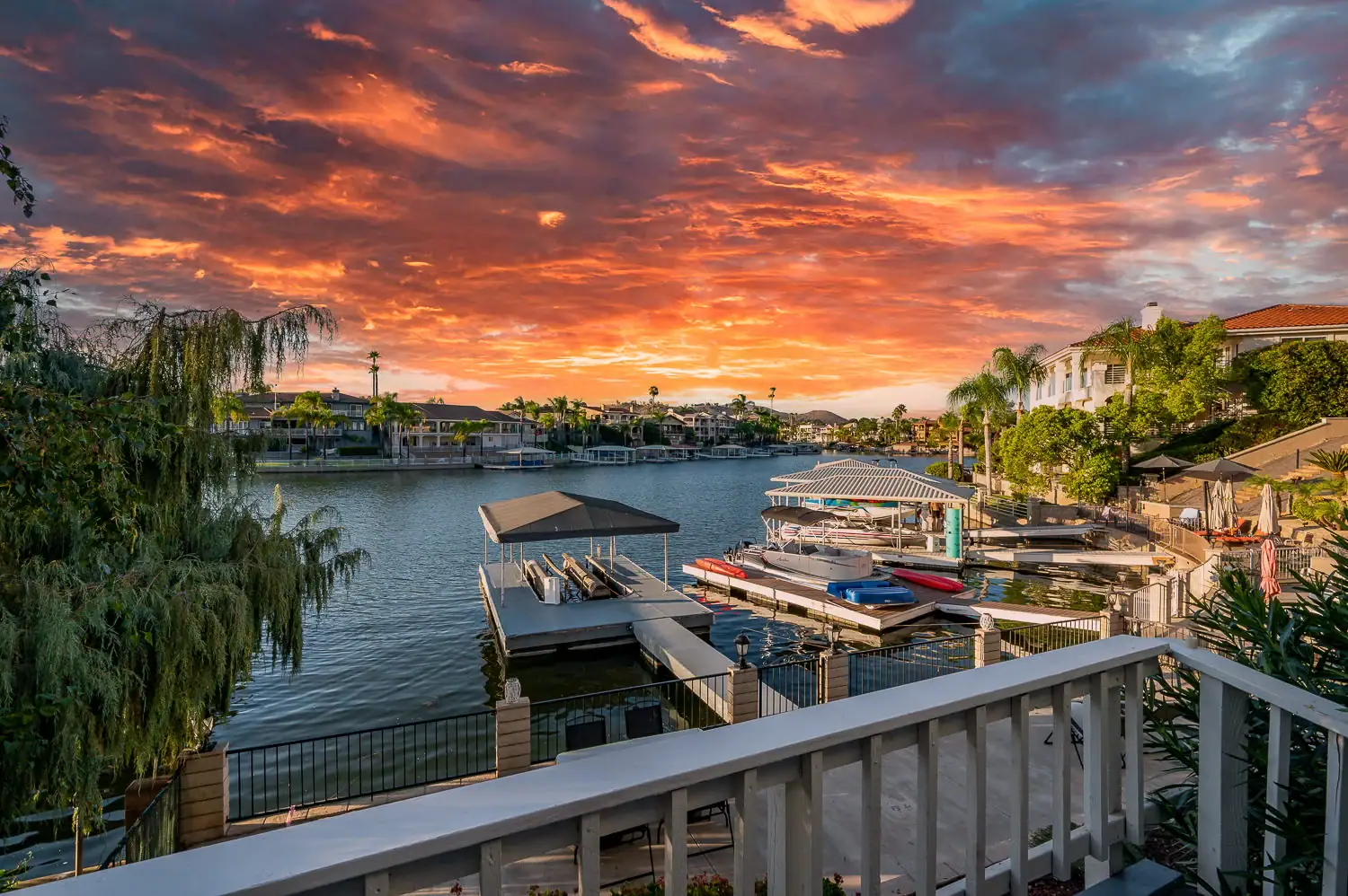 Canyon Lake real estate photography sunset shoot.