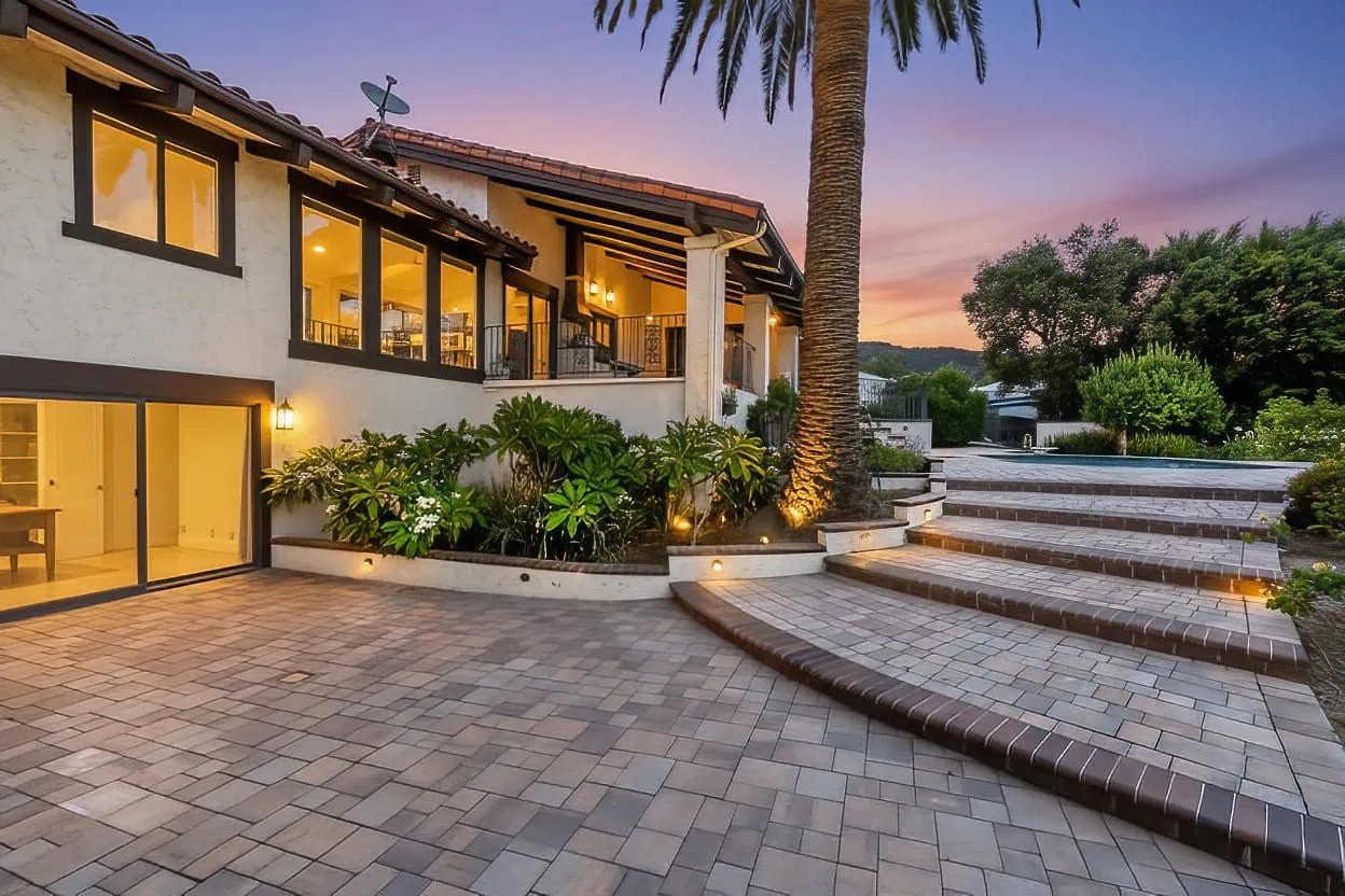 Winchester Real Estate Photography of a beautiful back patio