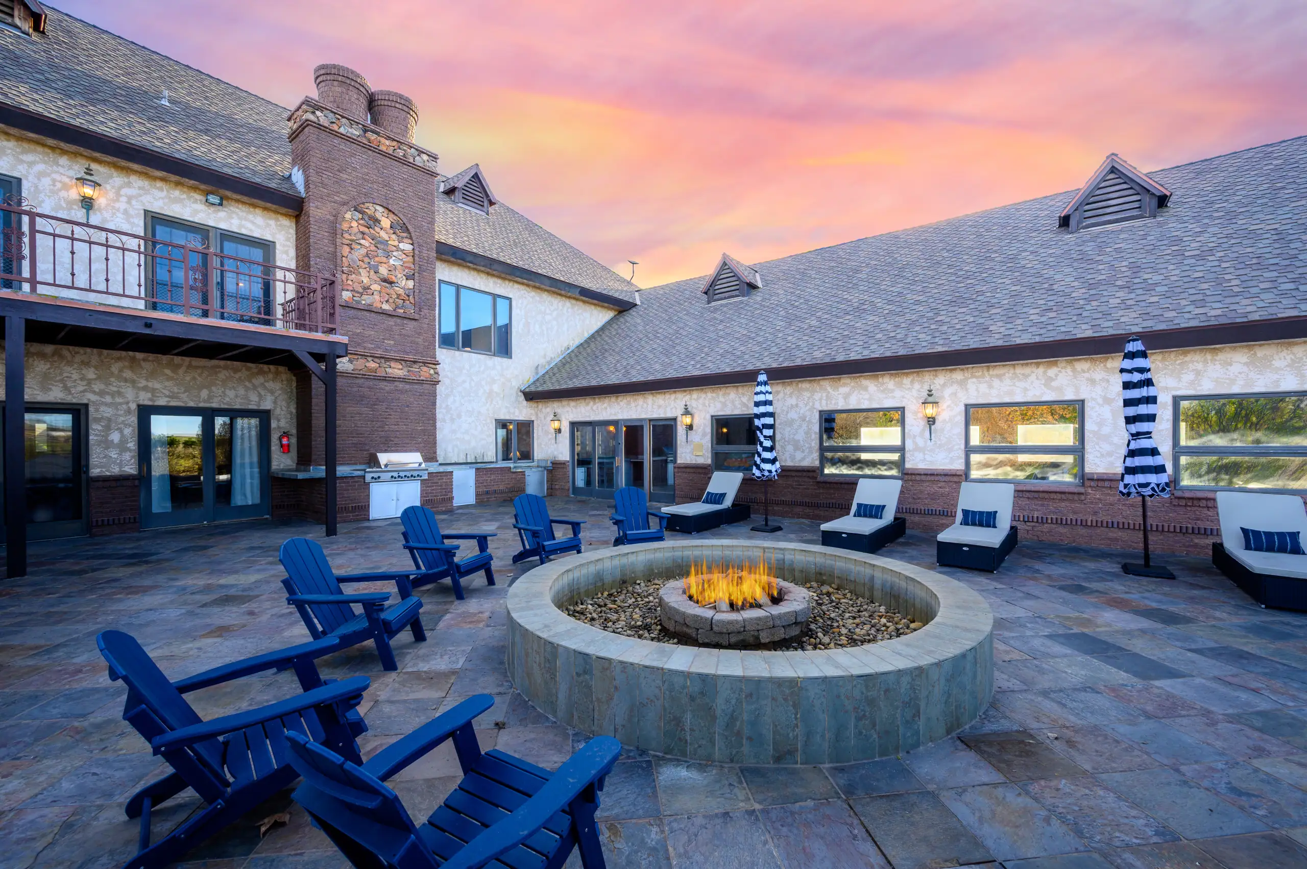Twilight Perris Real Estate Photography of a Historic Mansion