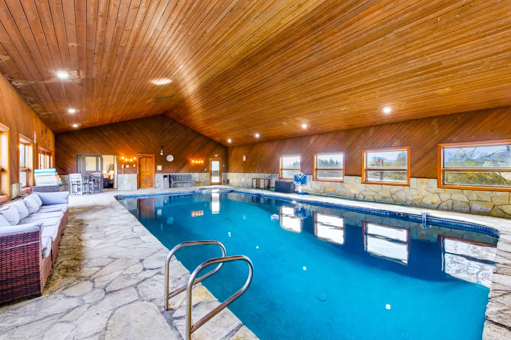 Photography of an indoor pool