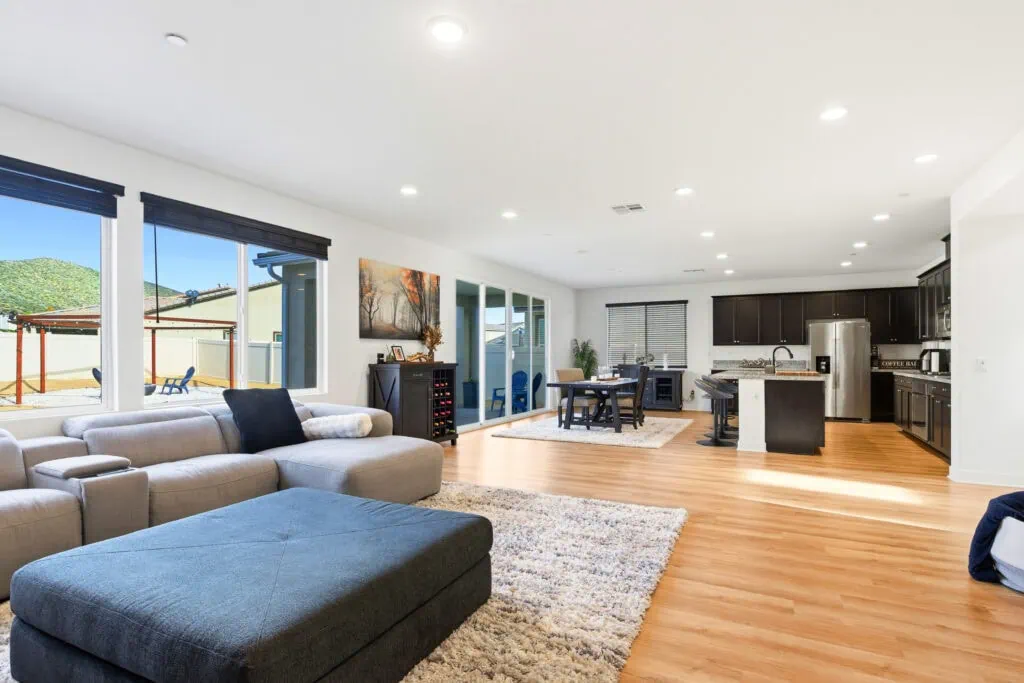 Winchester Real Estate Photography of an open floor-plan